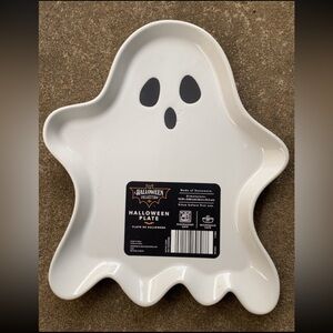 Halloween Ceramic Ghost Plate